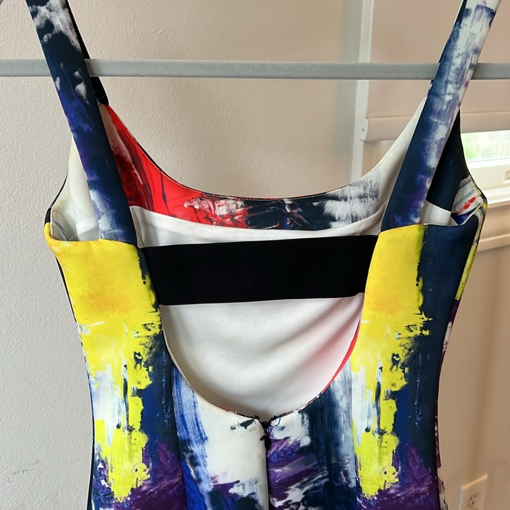 Milly Multi-Colored Mini Dress - image 4